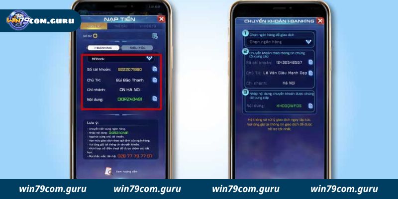 Các Lựa Chọn Thanh Toán Tại Win79